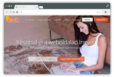 Honlapkészítő 1. lépés