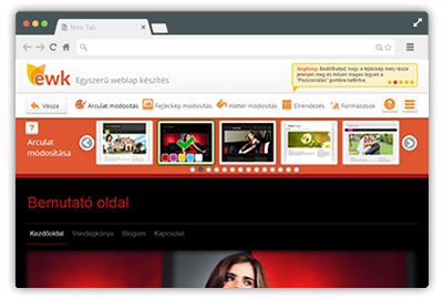 Weblap készítő 2. lépés